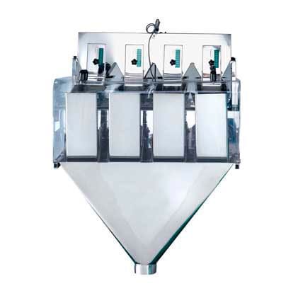 Pesatrice multitesta -  VD-1-4 - PACKING TECHNOLOGIES LLC - lineare / per l'industria agroalimentare / per granuli