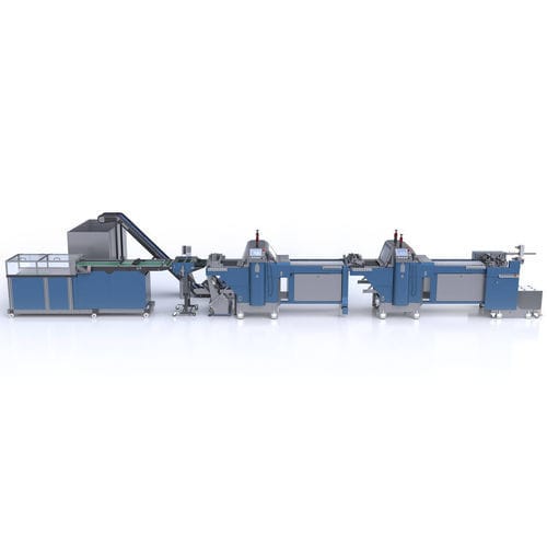 Linea di produzione di cartone - Bograma - rotativa / piegatura