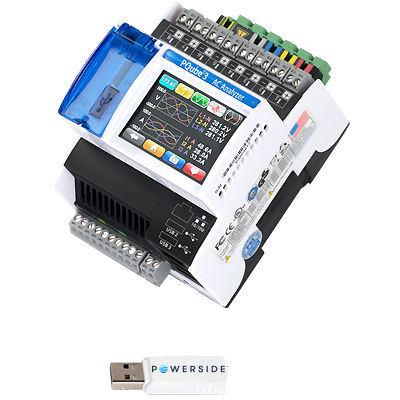 Analizzatore di monitoraggio - PQube® 3 - Powerside - elettrico / di qualità di energia / portatile