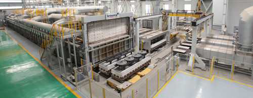 Forno a tunnel - LOI Thermprocess - Tenova Metals Division - per trattamento termico / a gas / automatico