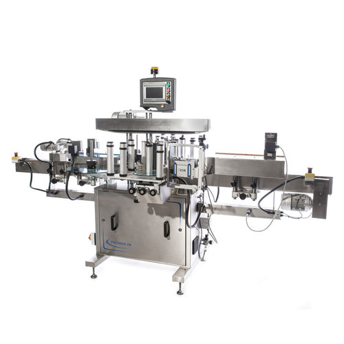 Etichettatrice completamente automatica - P250 - Premier Labellers - per bottiglie / per applicazione laterale / per etichette adesive