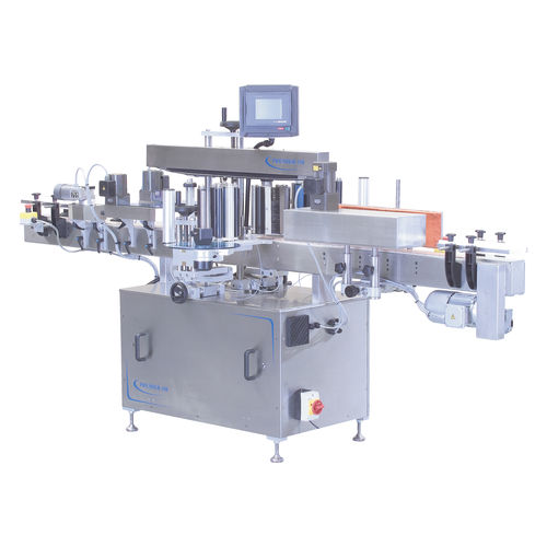 Etichettatrice completamente automatica - P150 - Premier Labellers - per bottiglie / per prodotti chimici / per applicazione laterale