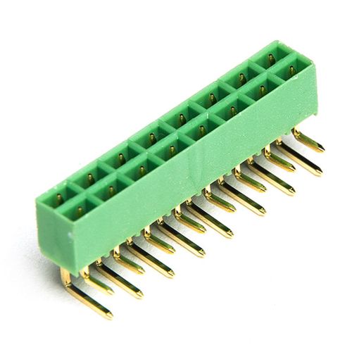 Header maschio - F80-1-3.81 - Dongguanshi Welink Electronic Technology Co.,Ltd - a due corone / a gomito / 3.81 mm (0.150")