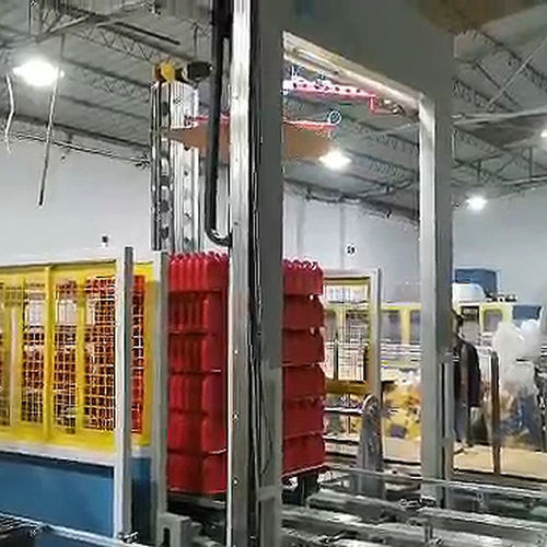 Pallettizzatore robotizzato - PDB-144 - Dongguan JinJun Machinery Co., Ltd. - con impilatrice / per bottiglie / per movimentazione
