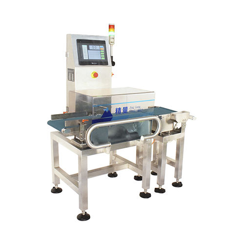 Selezionatrice ponderale per crema cosmetica - JLCW-1KG - Zhongshan Jingliang Weighing Instrument Co.,Ltd. - per linea di produzione / con trasportatore a nastro / con comando touch screen