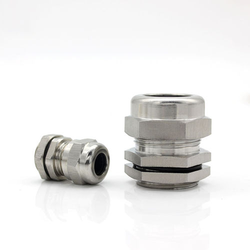 Pressacavo a tenuta stagna - JX-M-SS series - YUEQING JIXIANG CONNECTOR CO., LTD - in acciaio inossidabile / resistente ai prodotti chimici / filettato