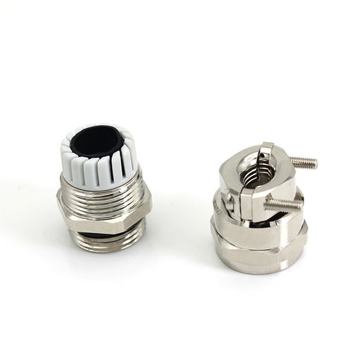 Pressacavo in ottone nichelato - JX-M-DL series - YUEQING JIXIANG CONNECTOR CO., LTD - in PA / in nylon / IP68