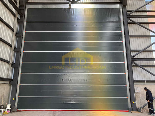 Porta per hangar - MFHD100 - Large Industrial Door Co., LTD - in tessuto / per interno / industriale
