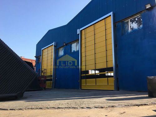 Porta ad avvolgimento - HSR100 - Large Industrial Door Co., LTD - in PVC / per interno / per carroponte