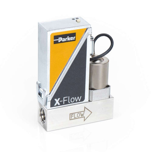 Regolatore di portata termico di portata massica - X-Flow - Parker Precision fluidics Division - per gas / in acciaio inossidabile / digitale