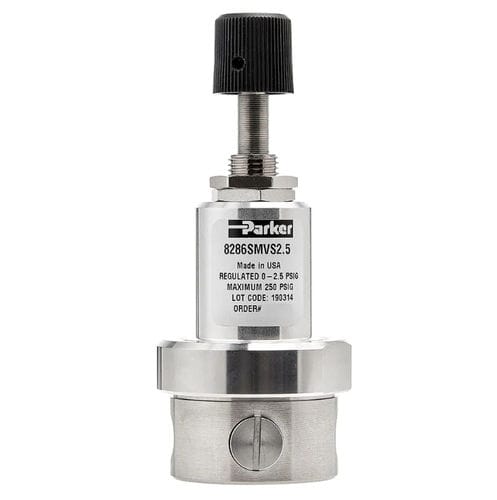Regolatore di pressione per gas - 8286 - Parker Precision fluidics Division - per aria / a diaframma / a cartuccia