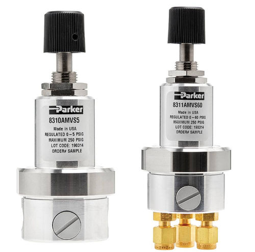 Regolatore di pressione per aria - 831 series  - Parker Precision fluidics Division - di gas / a diaframma / a cartuccia
