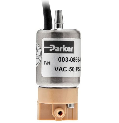 Elettrovalvola a 2/3 vie - 003-0 series - Parker Precision fluidics Division - NC / per acqua / in plastica