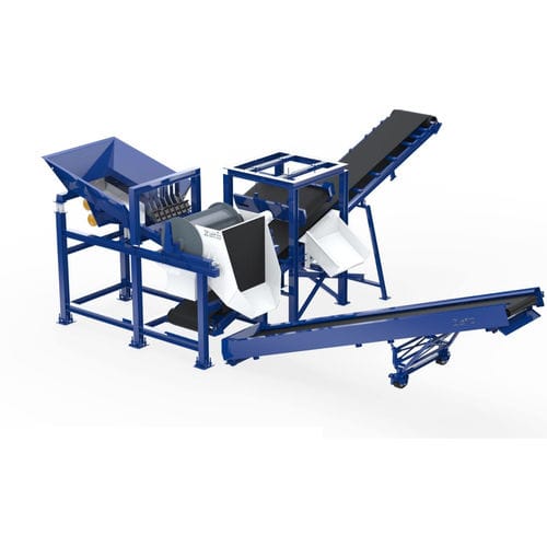 Vaglio per cantiere di costruzione - BLUE SORTER 20 - ZATO srl Unipersonale - a vibrazione / a tamburo / per rifiuti