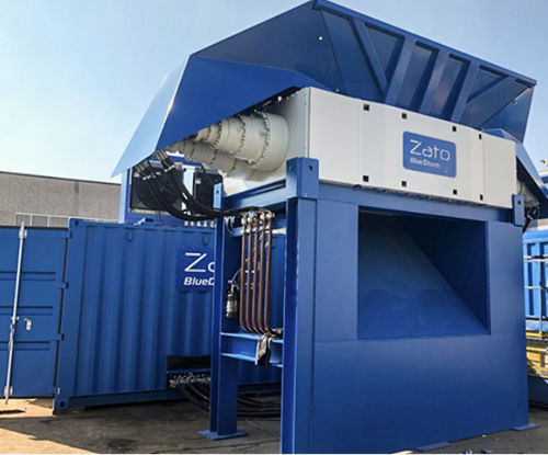 Trituratore primario - BLUE STORM GF1000 - ZATO srl Unipersonale - a 2 alberi / per legno / di metallo