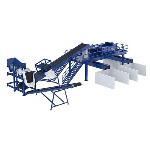 Vaglio per cernita - BLUE SORTER 40 - ZATO srl Unipersonale - di processo / a vibrazione / per rifiuti