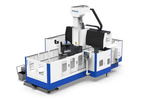 Centro di lavoro CNC con portale fisso - PGME series - PONC CNC - 5 assi / verticale / a tavola mobile