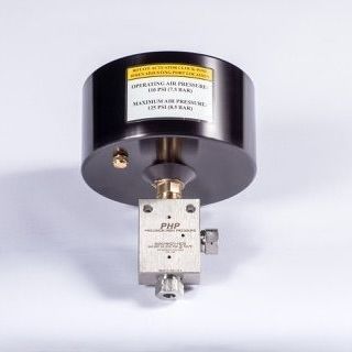 Valvola a spillo - Precision High Pressure - a comando pneumatico / per acqua / per gas