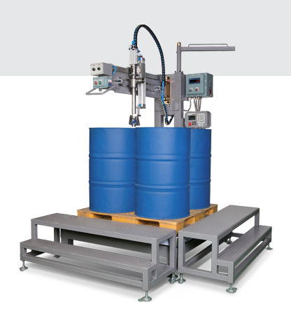 Macchina di riempimento per fusti - CFM-Four Drum - CAS - per liquidi / ponderale / portatile