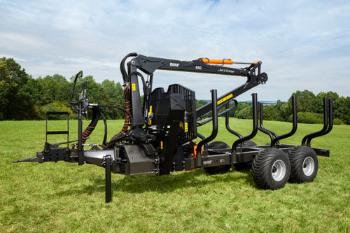 Rimorchio per legna - BMF 8T2 - BMF - tandem / trainato / forestale