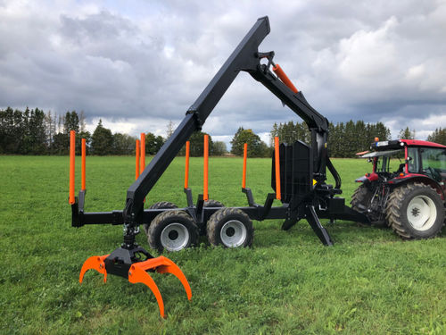 Rimorchio per legna - BMF 18 HD - BMF - tandem / trainato / forestale