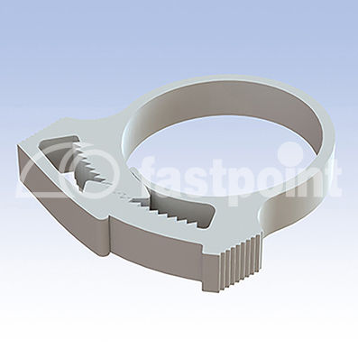 Fascetta stringitubo in plastica - 6 series - Fastpoint Srl - a perno / doppia