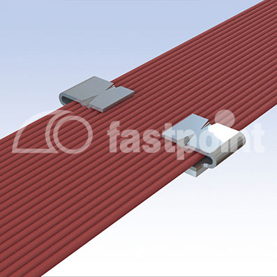 Clip per cavo piatto - 760 series - Fastpoint Srl - in polietilene / in alluminio / di fissaggio
