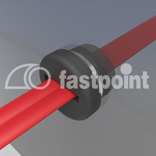 Anello antitrazione arrotondato - 12852AA01 - Fastpoint Srl - per cavo