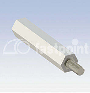 Distanziale in plastica - 10493AA0215.0 - Fastpoint Srl - esagonale