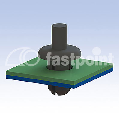Rivetto a testa bombata - 9 series - Fastpoint Srl - in plastica