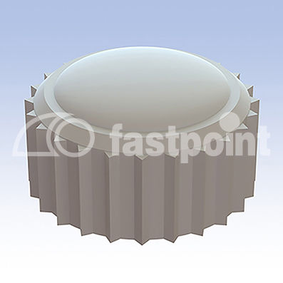 Dado zigrinato - 104 series - Fastpoint Srl - in plastica