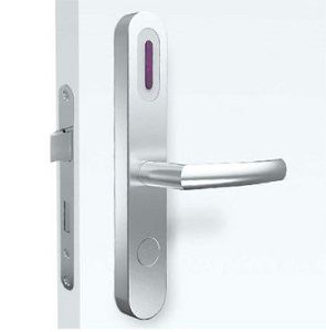 Serratura con impugnatura - IHTL - Ahram security group - elettronica / per porta / in acciaio inossidabile