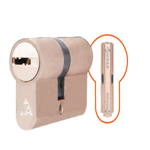 Serratura a chiave - CY-19 - Ahram security group - a camme / per porta / in ottone