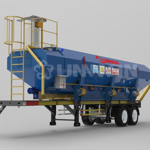 Silo orizzontale - Umman Concrete Batching Plants - per cemento / in acciaio inossidabile / per unità di calcestruzzo prefabbricato