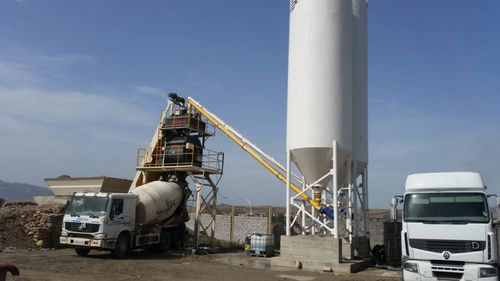 Centrale di betonaggio compatto - UC100 - Umman Concrete Batching Plants - semimobile / continuo / speciale