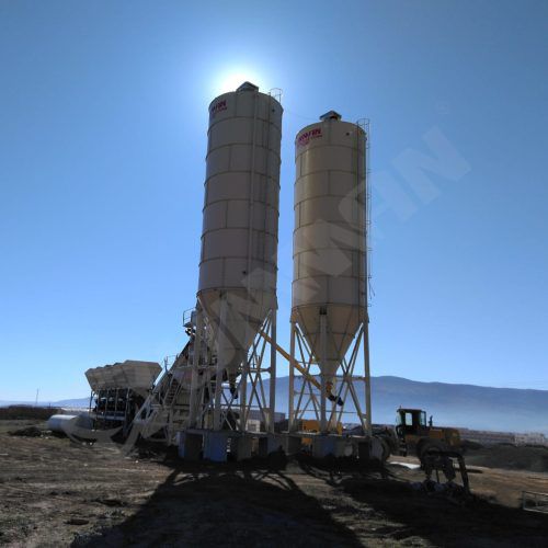 Silo per cemento - UM-100 - Umman Concrete Batching Plants - a fondo conico / bullonato / saldato