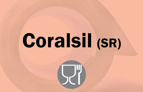 Foglio di gomma in silicone - CORALSIL (SR) - Trelleborg Sheeting and Matting - di qualità alimentare / per temperature elevate / resistente all'olio