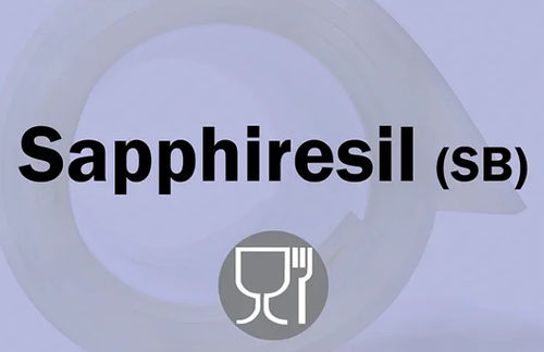 Foglio di gomma in silicone - SAPPHIRESIL (SB) - Trelleborg Sheeting and Matting - di qualità alimentare / per temperature elevate / resistente all'olio