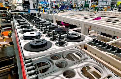 Trasportatore a catena - Coutier Industrie - orizzontale / per movimentazione / di trasferimento