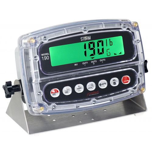 Indicatore di peso a tenuta stagna - Cardinal 190 - AWM Ltd - digitale / display LCD / benchtop