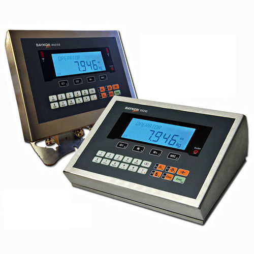 Indicatore di peso digitale - Baykon BX24 - AWM Ltd - a parete / IP67 / in acciaio inossidabile