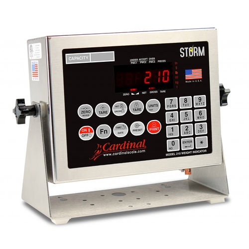 Indicatore di peso digitale - Cardinal 210 - AWM Ltd - con display LED / benchtop / IP66