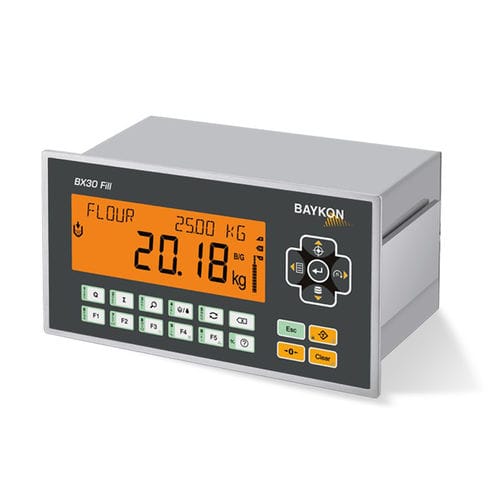 Controllore di pesatura digitale - Baykon BX30-FILL - AWM Ltd - da incasso / per macchine di riempimento / per macchine per imballaggio