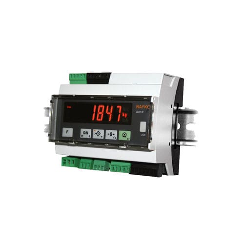 Indicatore di peso su guida DIN - Baykon BX18 - AWM Ltd - digitale / con display LED / programmabile