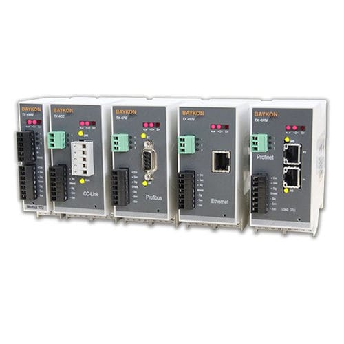 Trasmettitore di peso digitale - TX4 series - AWM Ltd - Modbus RTU / Ethernet / su guida DIN