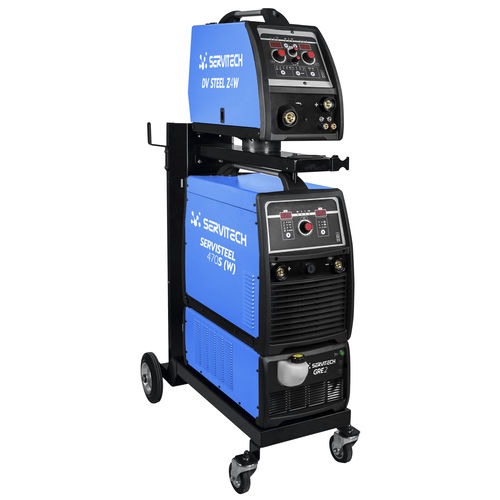 Saldatrice MIG-MAG - Servisteel 470S - SERVITECH GROUP - DC / elettronica / con alimentatori di filo separati