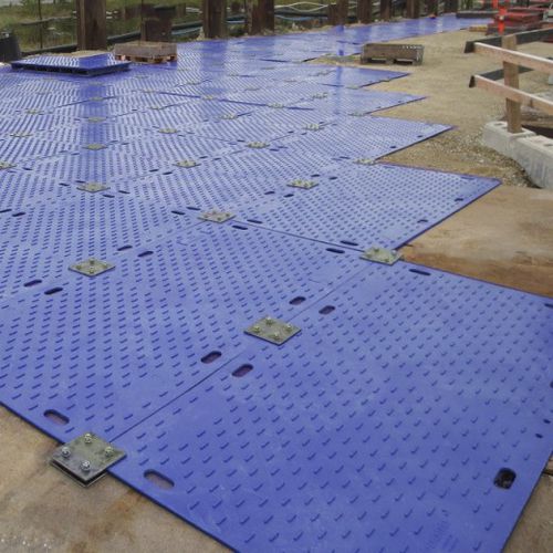 Tappeto per protezione del suolo - ZappMat - Ground-Guards Ltd - in plastica / temporaneo / con logo