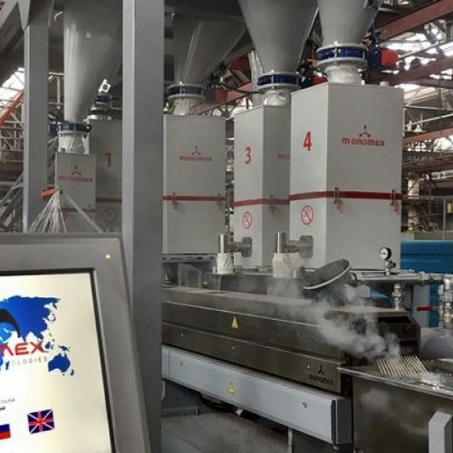 Dosatrice di perdita di peso gravimetrica - monomex - doppia vite / per l'industria delle materie plastiche / continua