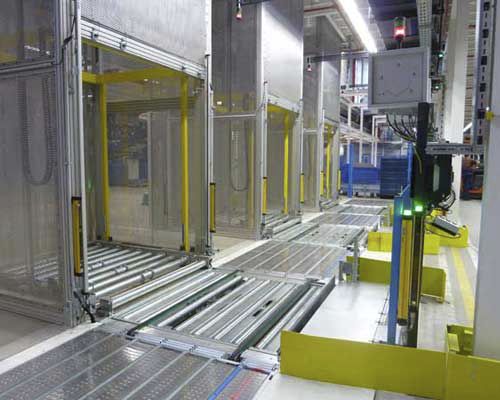 Sistema di trasporto di trasporto - RBS Förderanlagen GmbH - di pallets / per catene / per tavola rotante