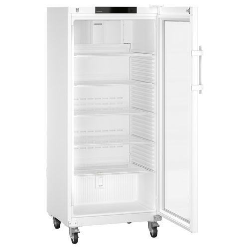 Frigorifero da laboratorio - HMFvh 5511 series - Liebherr Research and Laboratories - per applicazioni farmaceutiche / verticale / con rotelle